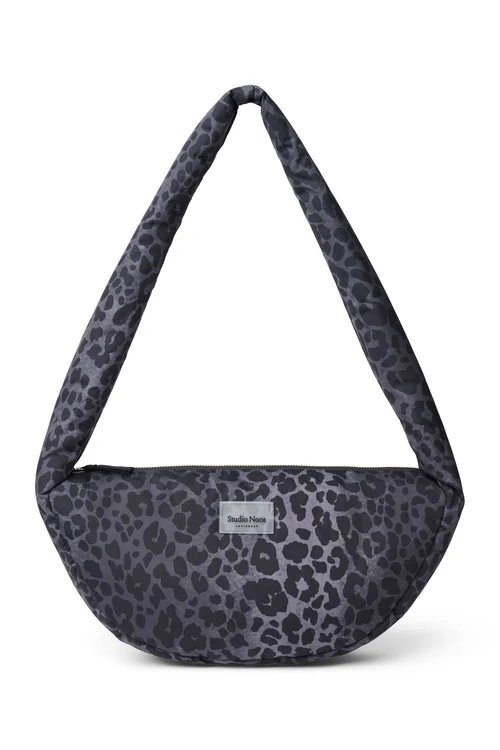 Puffy Mini Cross Body Bag | Leopard