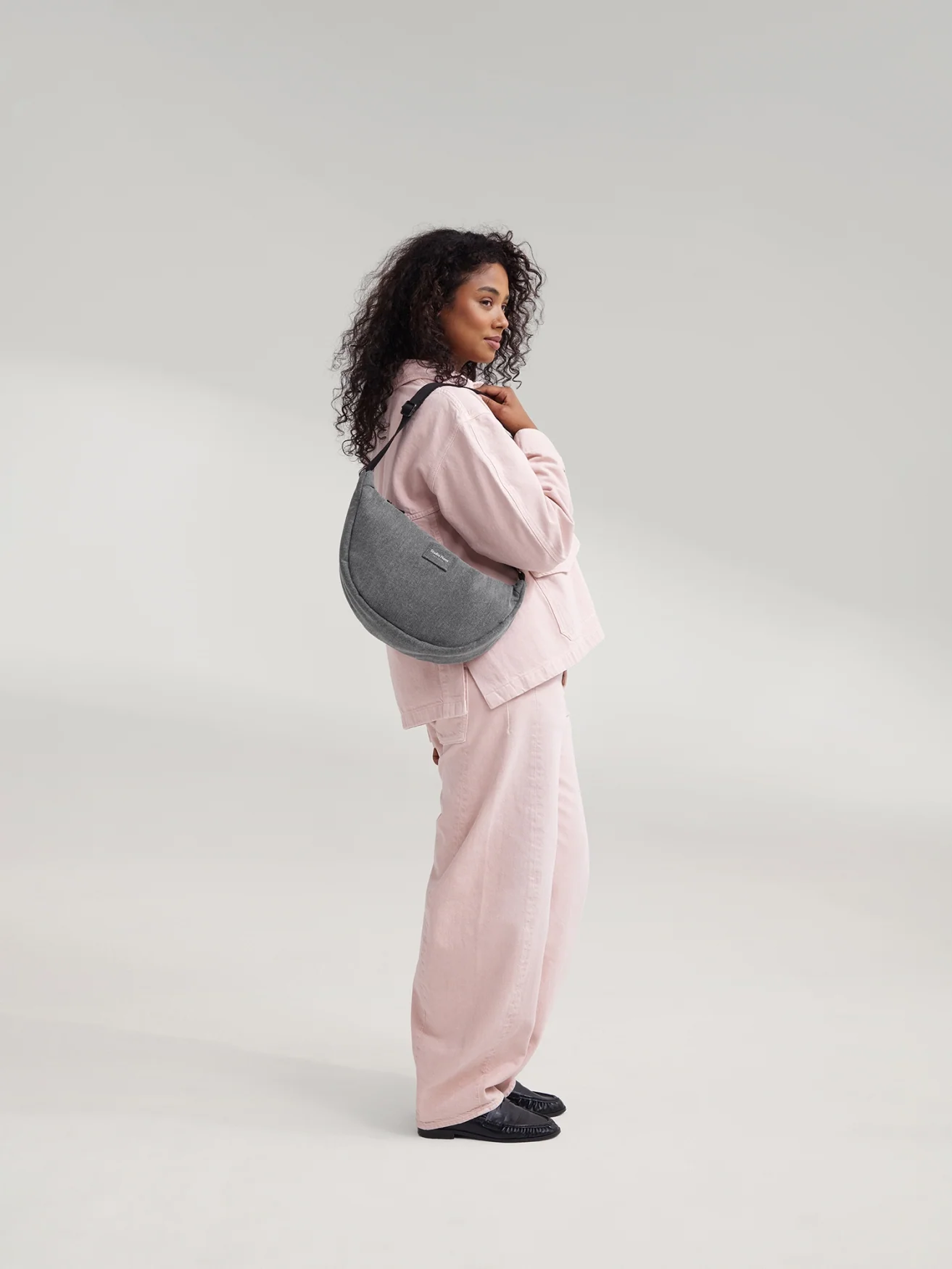 Denim Adult Fanny Pack | Grey