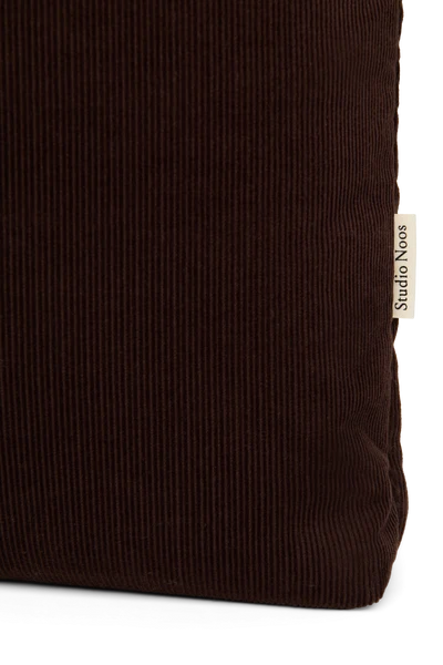 Rib Puffy Mom Bag | Dark Brown